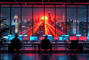 Dow Jones futuro cai com volatilidade devido a tensões comerciais EUA-China e anúncio de tarifas, impactando o mercado financeiro.