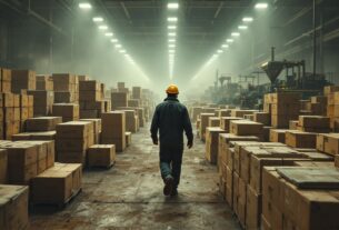 PMI industrial do Brasil cai para 50,3 em abril, sinalizando estagnação e baixa confiança futura devido a tarifas e custos altos.