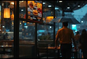 McDonald's reporta queda de receita e vendas nos EUA no 1º tri 2025, decepcionando o mercado e derrubando ações.