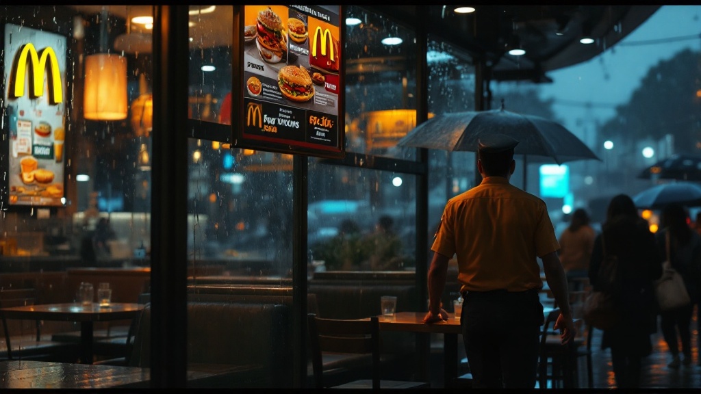 McDonald's reporta queda de receita e vendas nos EUA no 1º tri 2025, decepcionando o mercado e derrubando ações.