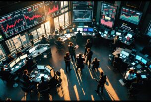Ibovespa em queda devido a incertezas fiscais nos EUA e no Brasil, refletindo volatilidade no mercado financeiro.