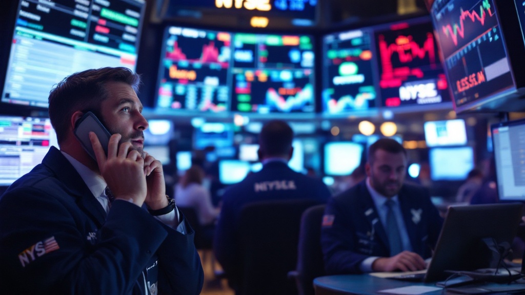 Wall Street em compasso de espera com investidores atentos às negociações comerciais entre EUA e China e possíveis reduções de tarifas.