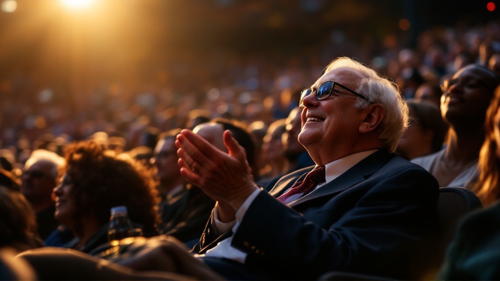 Warren Buffett anuncia aposentadoria como CEO da Berkshire Hathaway e nomeia Greg Abel como sucessor durante reunião anual de acionistas.