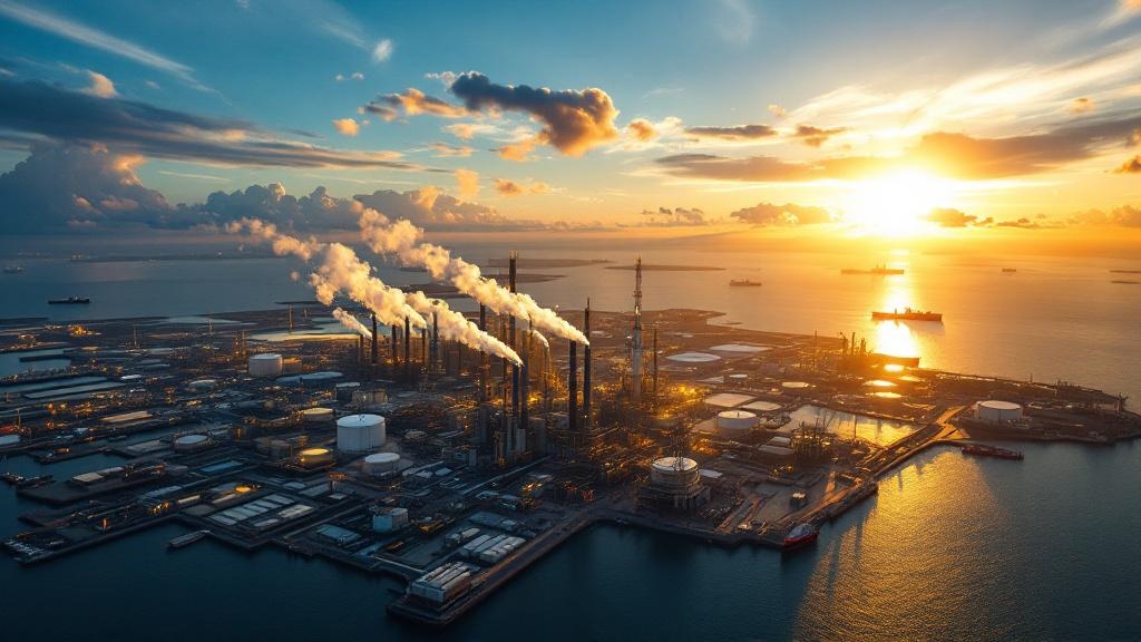 Gráfico mostrando a queda no preço do petróleo Brent após decisão da OPEP+ e aumento da produção pela Arábia Saudita.