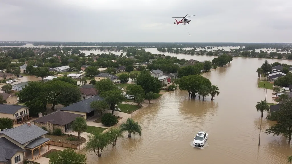 Inundações no Texas causam mortes e impactos econômicos, com resgates em San Antonio.