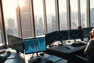 S&P 500 e Nasdaq atingem recordes históricos, impulsionados pela Alphabet e empresas de tecnologia.