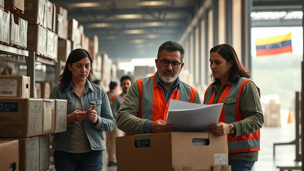 Venezuela impõe tarifas de 15% a 77% em produtos brasileiros, afetando exportações.