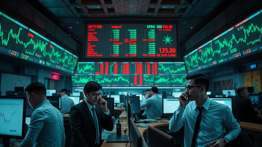 Bolsas de NY caem com dados econômicos fracos e tensões comerciais.