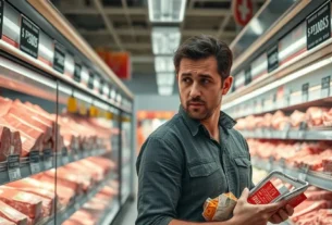 Preço da carne bovina nos EUA atinge recorde histórico em 2025 devido a fatores climáticos e tarifas.