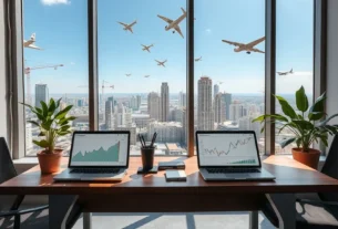 Ações de construtoras e Embraer em alta na Bolsa, com potencial de crescimento segundo Apex Capital.