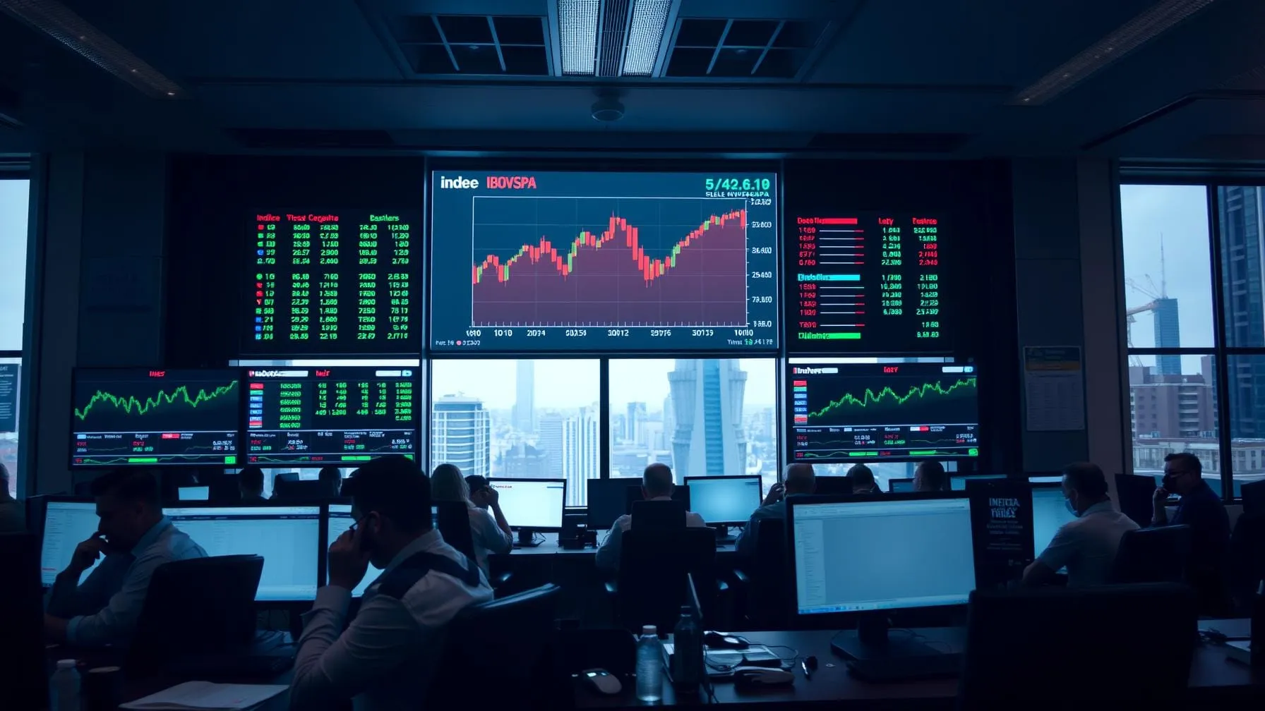 Ibovespa em queda moderada com dólar em alta e Selic estável