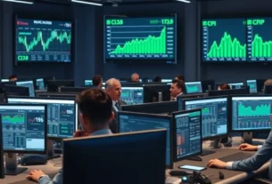 Gráfico do CPI dos EUA mostrando desaceleração da inflação e impacto no dólar