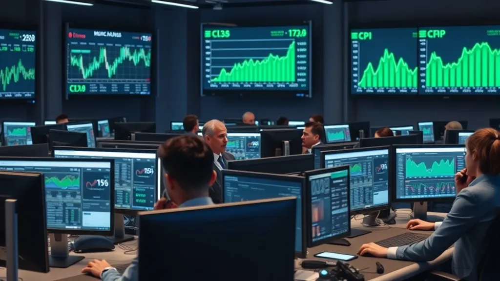 Gráfico do CPI dos EUA mostrando desaceleração da inflação e impacto no dólar