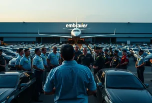 Trabalhadores da Embraer encerram greve após intervenção policial em São José dos Campos.