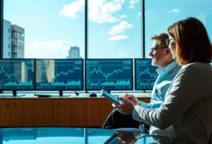 Gráfico do índice STOXX 600 mostrando estabilidade após decisões de bancos centrais europeus
