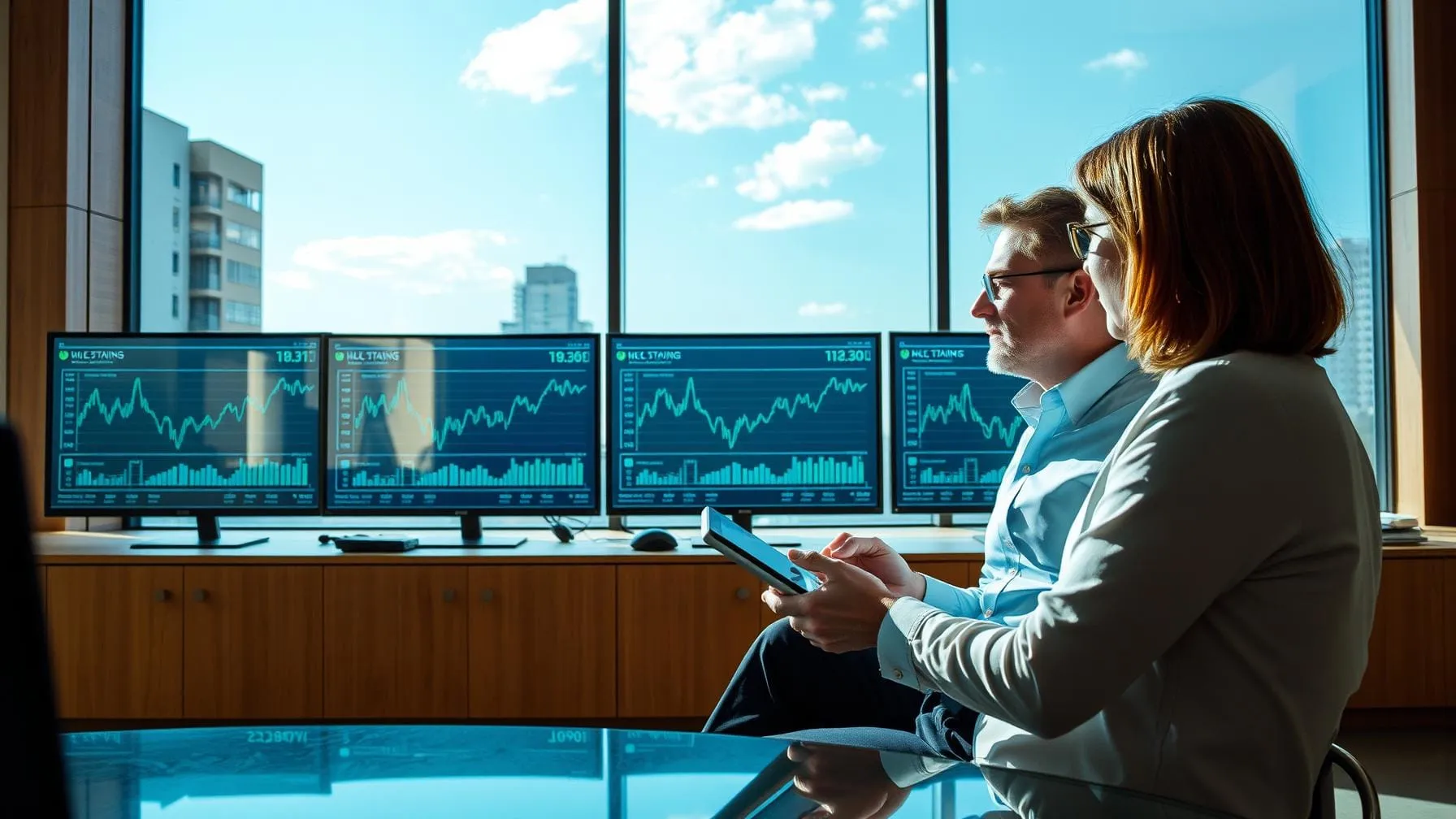 Gráfico do índice STOXX 600 mostrando estabilidade após decisões de bancos centrais europeus