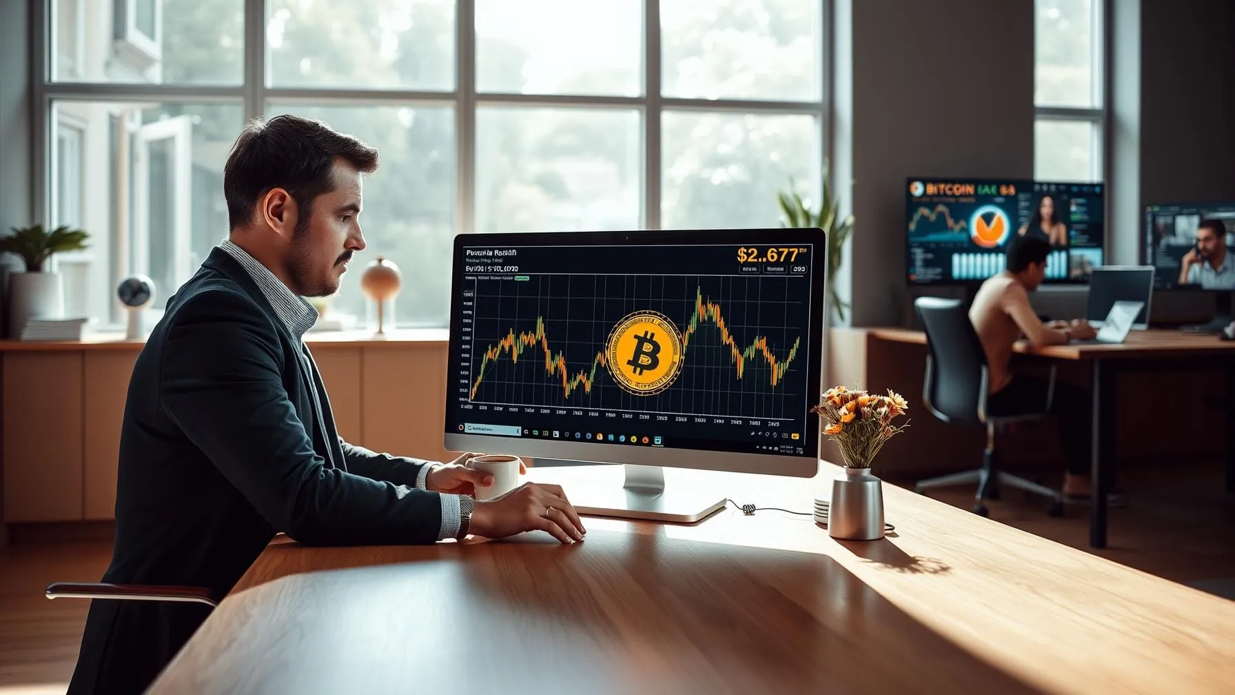 Bitcoin atinge novo recorde histórico acima de R$ 670 mil, com valor de mercado de US$ 2,16 trilhões