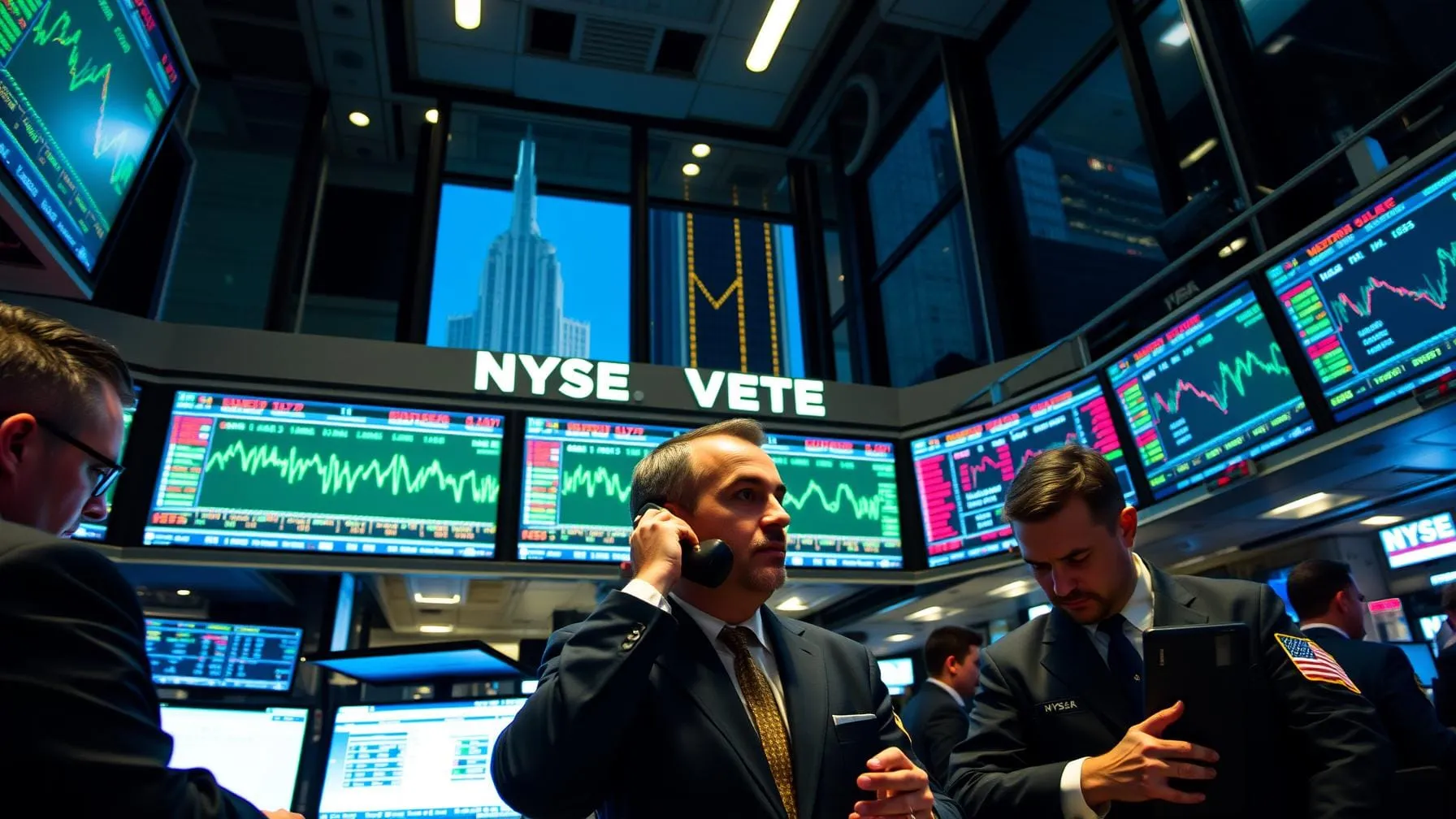 Gráfico de contratos futuros em alta na Bolsa de Nova York devido à paralisação do governo dos EUA