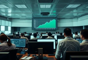 Ibovespa em alta com ações siderúrgicas se destacando após melhora no cenário externo