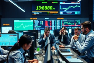 Gráfico do Ibovespa em alta com destaque para investimentos e valorização do mercado em 2025