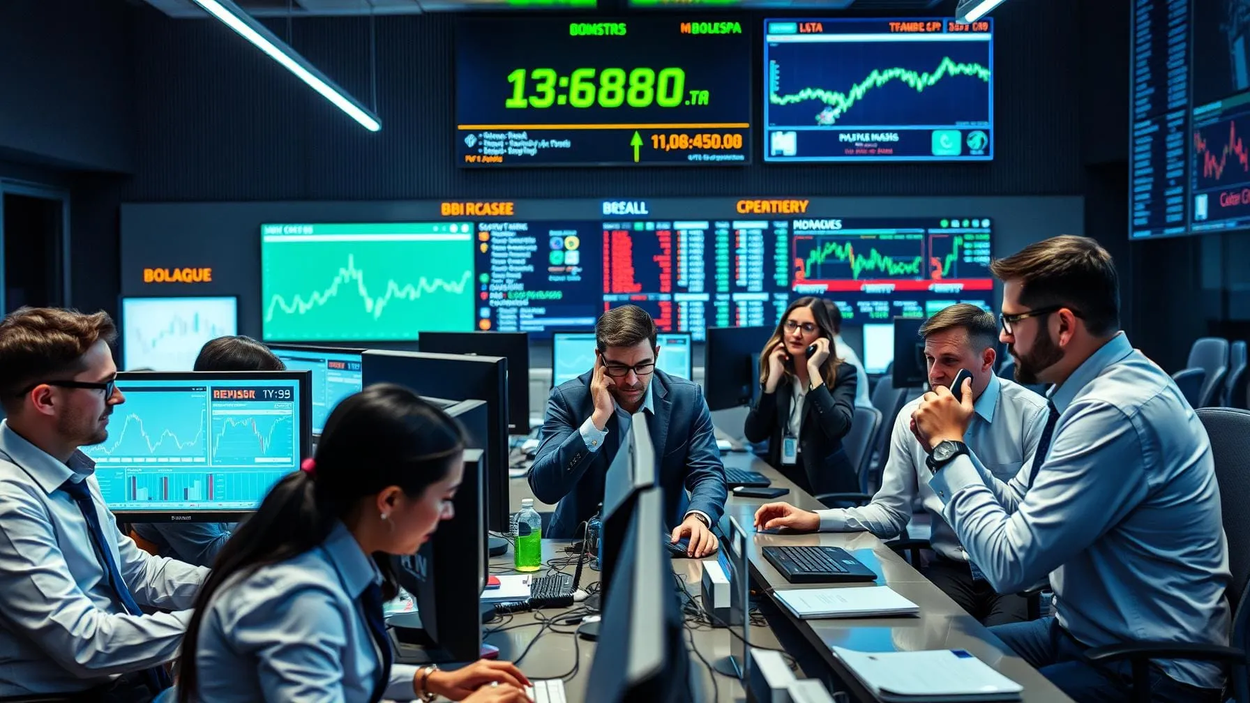 Gráfico do Ibovespa em alta com destaque para investimentos e valorização do mercado em 2025