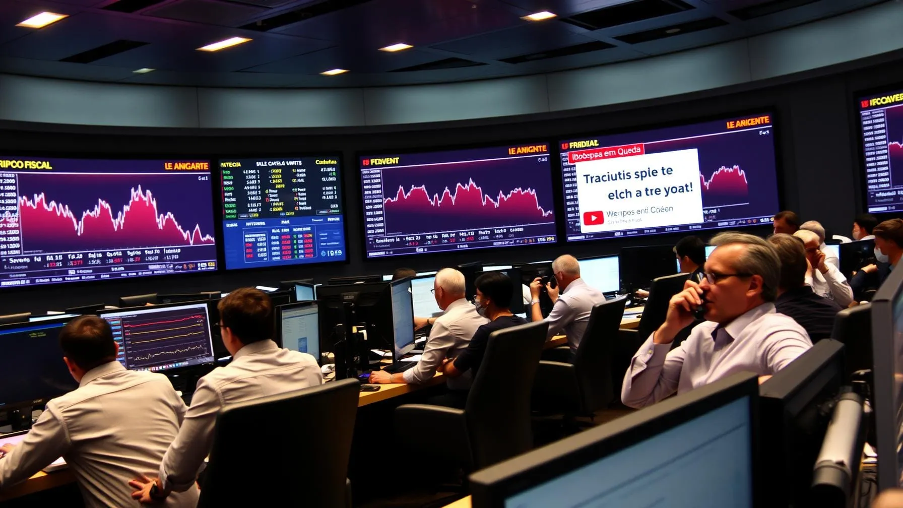 Ibovespa em queda de 1,08% com preocupações fiscais e aversão a ativos brasileiros