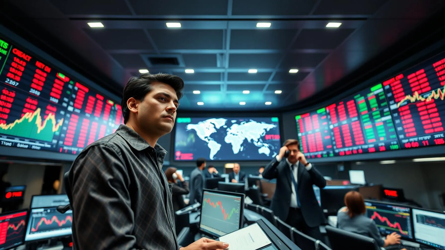 Gráfico do S&P 500 em alta recorde com dólar em queda, representando risco de bolha no mercado americano